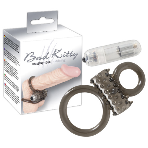Bad Kitty Cock Ring with Bullet